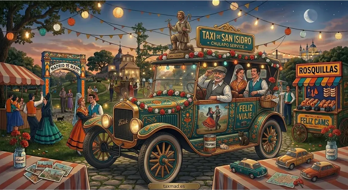 Taxi to San Isidro Madrid
