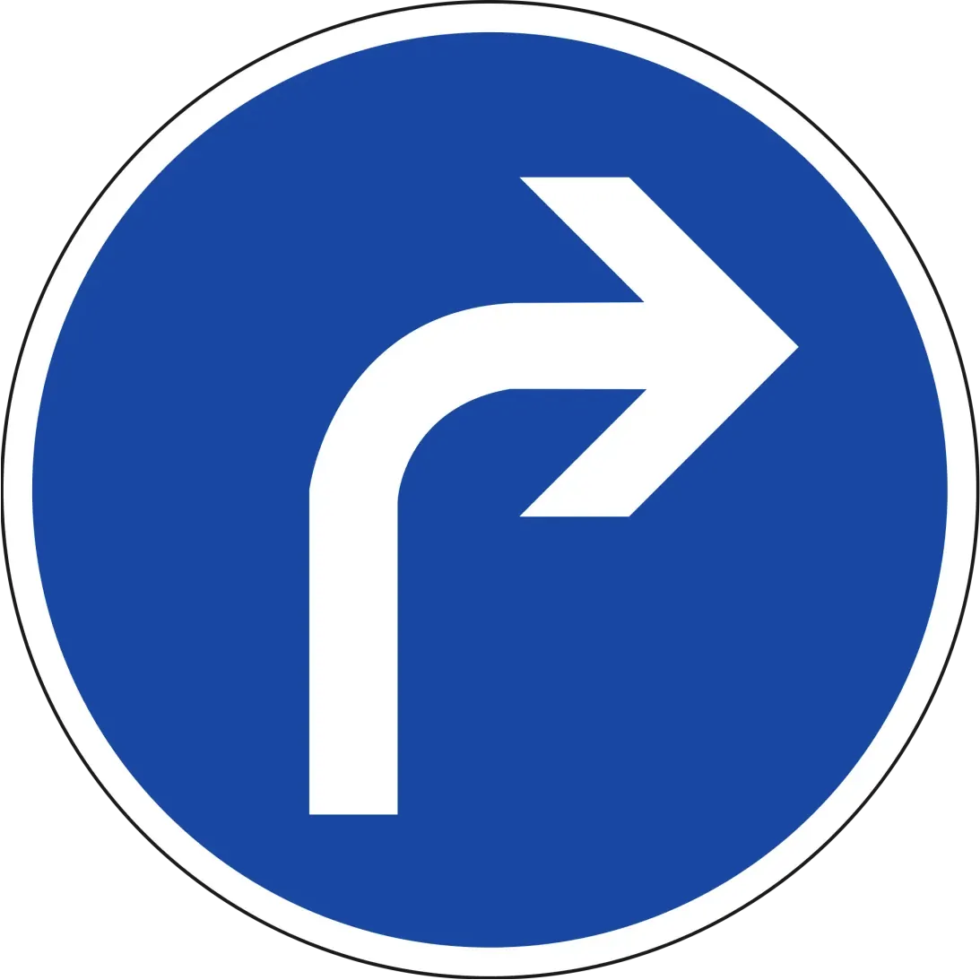 Mandatory left turn in Madrid